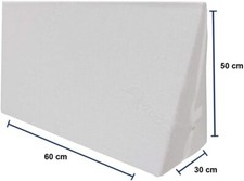 Alanpur R&uuml;ckenst&uuml;tze 60 x 50 x 30/1 cm Keilkissen mit Aloe Vera Bezug Matratzen