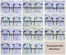 Dental Orthodontic Arch Wire Super Elastic Niti Rectangular Natural Form Wires