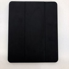 Silicone Soft Rubber Flip Case W/Pen Holder BLACK for iPad Pro 12.9" 2020