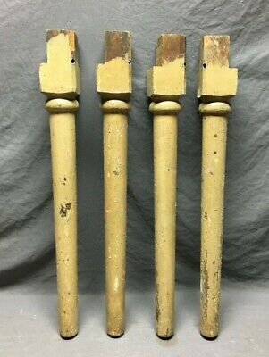 Buy Antique Vintage Turned Shabby Country Farmhouse Table Legs Chic Old 1543-21B