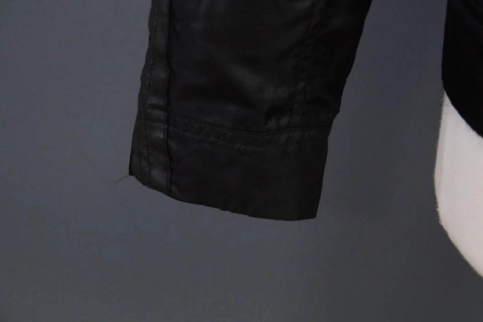 Chaqueta de Motocicleta Diesel Negra Cremallera Completa Carga Multibolsillos Talla S Foto 4 de 4