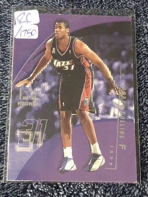 #ad 2001 02 EX 1750 Jarron Collins #128 Rookie RC $1.99