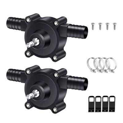 #ad 2 PACK Portable Electric Drill Pump for fresh water sea water oil $18.48