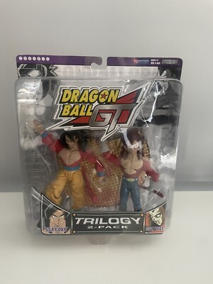 SS4 Goku vs SS4 Vegeta Trilogy 2 Pack Dragon Ball Z Jakks Pacific NEU RARE