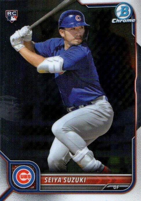 SEIYA SUZUKI 2022 Bowman Chrome RC #69 Chicago Cubs