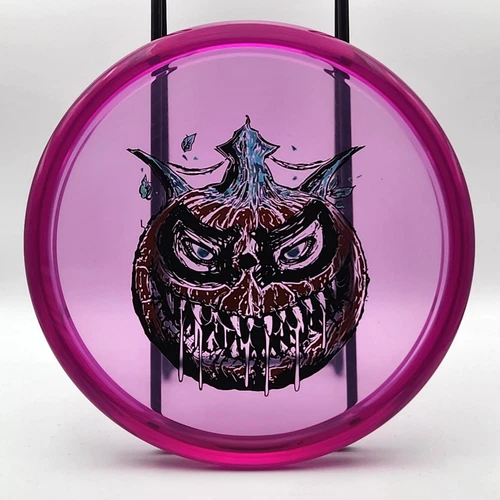 Dynamic Discs Lucid Ice Sockibomb Slammer Pumpkin.175 grams Purple