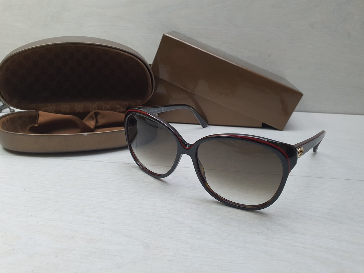 【美品】GUCCI　vintage sunglasses BLACK 保存袋 Gucci Vintage Authentic Sunglasses With Case, Black Frame