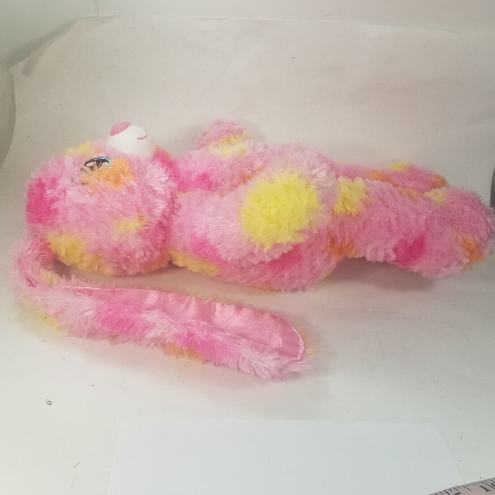 Build A Bear Pink Polka Dot Pawlette 16" Stuffed Plush Bunny Rabbit
