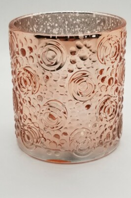 RICHLAND ROSE GOLD NADINE MERCURY TEA LIGHT - CANDLE HOLDER NEW FREE SHIPPING 
