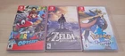 Nintendo Switch Game Lot: Super Mario Odyssey, Breath Of The Wild, Pokémon Sword
