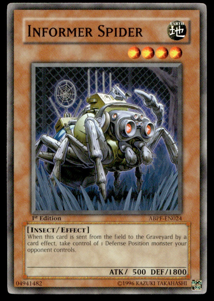 Informer Spider ABPF ABPF-EN024 MP YuGiOh