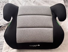 Cuggl Car Booster Seat Black/Grey for Kids Children Small Person