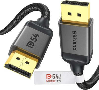 DisplayPort 2.1 Cable 6.6ft, Silkland 16K
