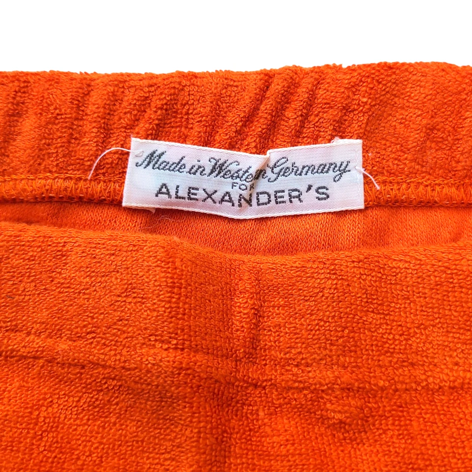 Vintage 1960s Mens Terrycloth Swim Trunks Brief Swimsuit 60s Mod Mid Century MCM - Image 2 of 4