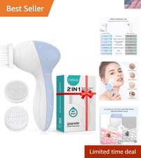 Rechargeable Waterproof Facial Scrubber - Spa Quality, for All Skin Types