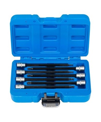 7 Tlg Torx Bit Satz 1/4 Zoll Lang 130 mm T10 T15 T20 T25 T27 T30 T40 Im Koffer