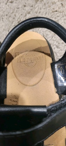 Sandali neri Dr. Martens bambina Moby II J taglia 2 - Foto 3 di 8