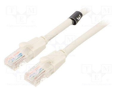 6 Patch cord grau U/UTP PVC RJ45-Stecker,beiderseitig CCA
