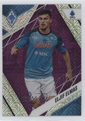 2022 Panini Chronicles Base Serie A Phoenix Purple Mojo Prizm Eljif Elmas #246