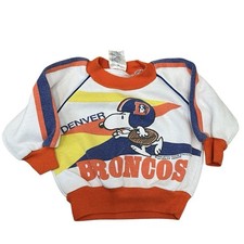 Vintage Snoopy Denver Broncos 80s Sweatshirt 24 Month Baby NFL Football