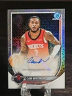 2025-26 Bowman Mega Box Cam Whitmore Chrome Autograph Mojo Refractor