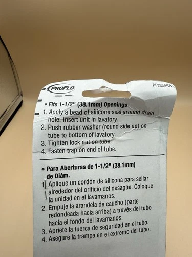 PROFLO PF333ORB 1-1/2" Pop-Up Drain Assembly - Less Overflow - Oil Rubbed Bronze - Picture 5 of 5
