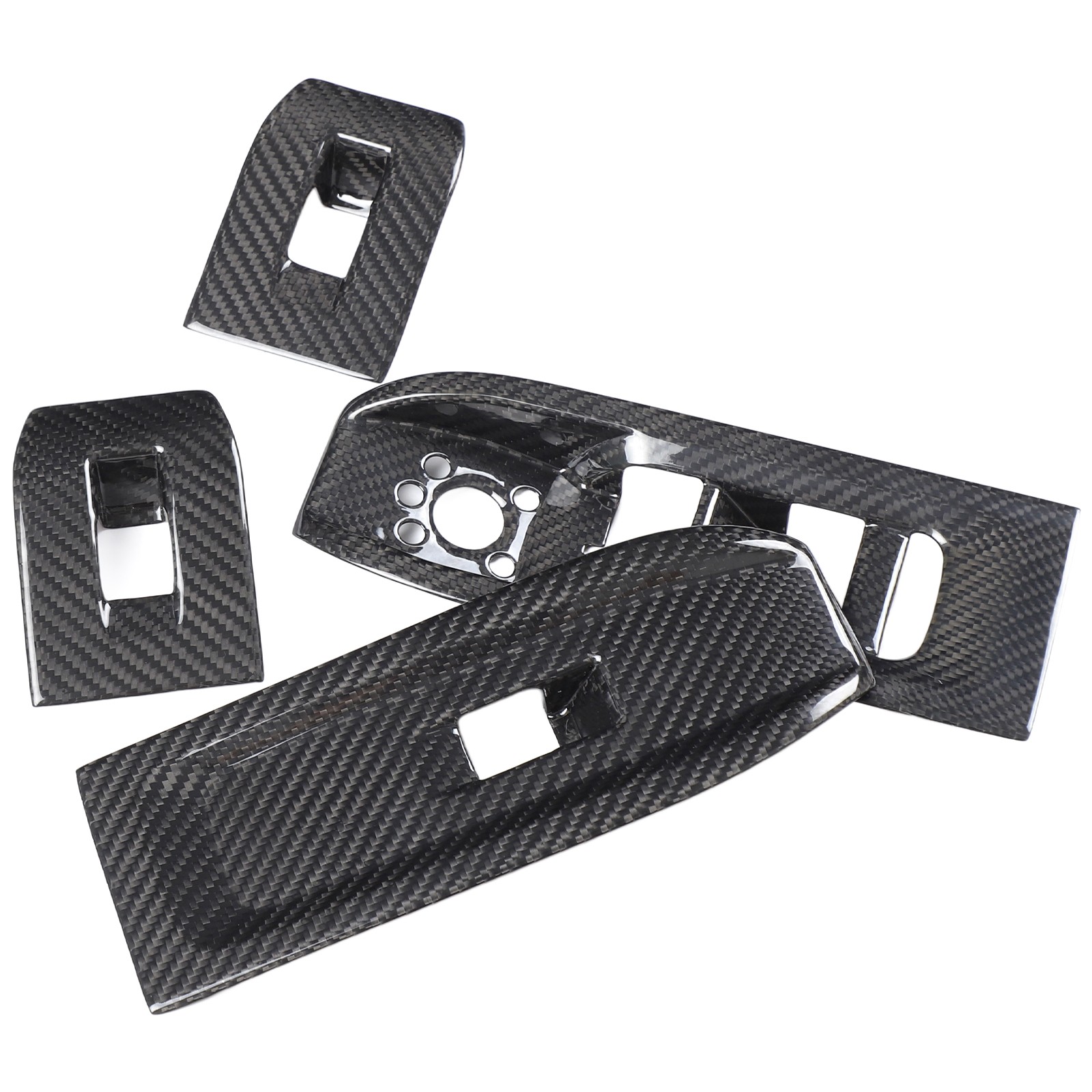 Dry Carbon Door Window Lift Switch Trim For Lamborghini Urus / Urus SE 2018-2021