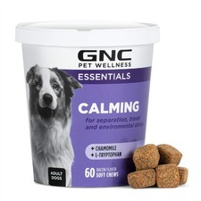 GNC Pets Essentials Calming Soft Chew Dog 60 Count Pack of 1 ,