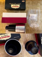 Super Sankor 2 Inch for 35mm Cine Projection Lens F1.8 VTG Japan w Original Box