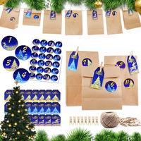 24 Adventskalender Zum BefüLlen, Weihnachtskalender TüTen Adventskalender 2022 Z