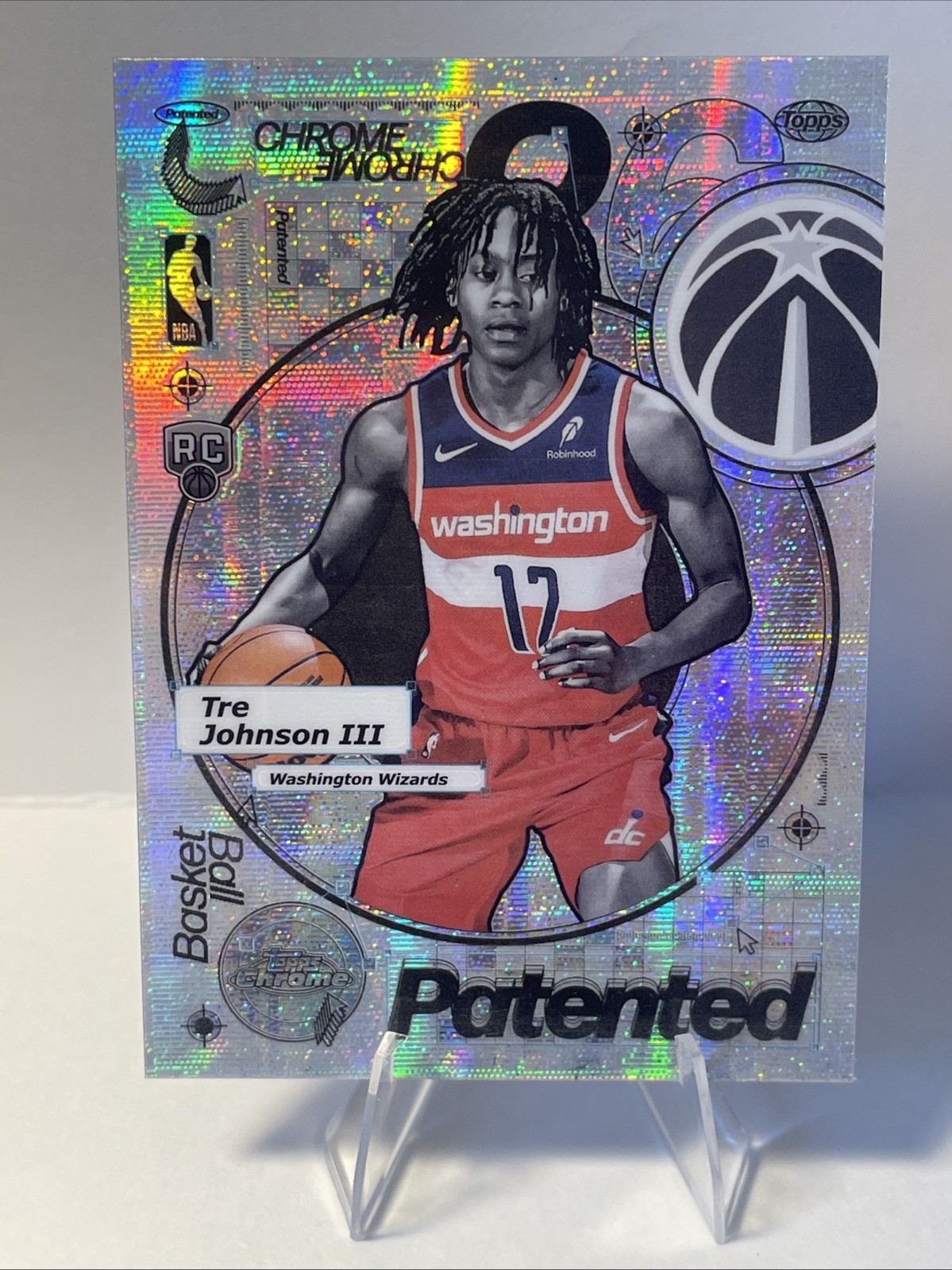 2025-26 Topps Chrome Tre Johnson III PATENTED Rookie Case Hit RC SSP 🏀🔥