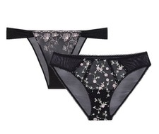 Adored by Adore Me 2-Pack Sadie Brazilian  Ruby Bikini Underwear 2X or 3X NWT