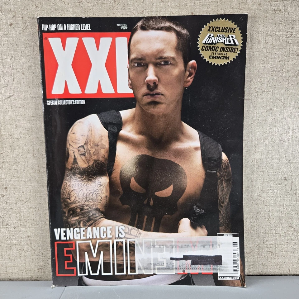 XXL Magazine June 2009 Eminem The Punisher Marvel Comic Rare Collectors Edition - Image 3 of 4