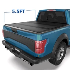 5.5ft Low-Pro Truck Bed Tonneau Cover 3-Fold For 2015- 2026 Ford F-150/Lightning