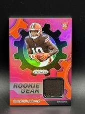 🔥Panini 2025 Prizm Rookie Gear Quinshon Judkins RGR-QJS Browns Football Card