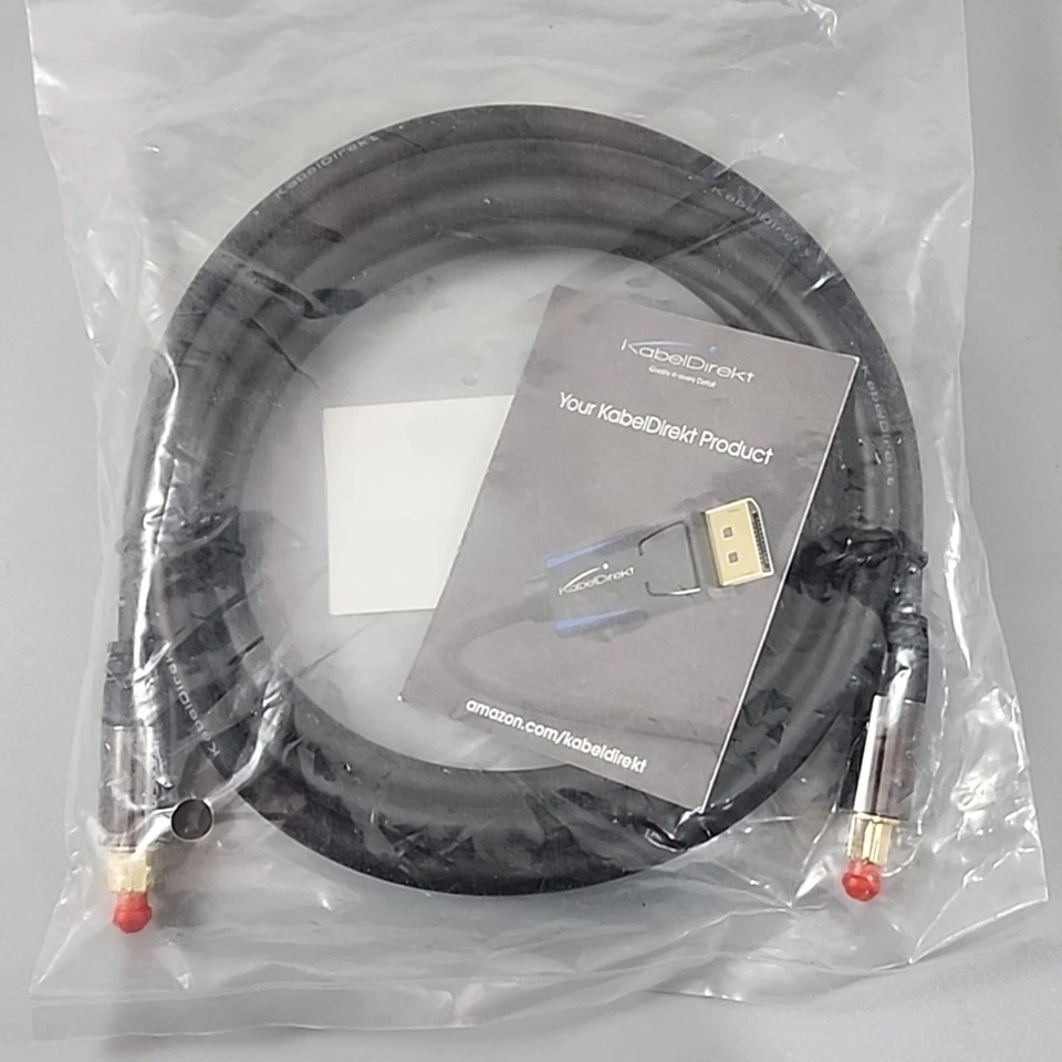 KabelDirekt TOSLINK – Optical Audio Cable – 6ft – Fiber Optic Cord, 6 ft - Image 2 of 4