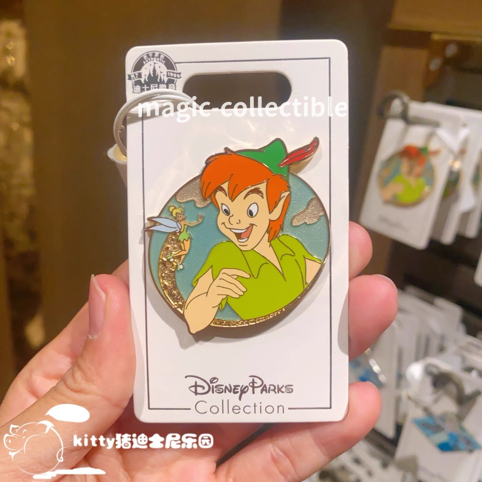 Authentic Disney parks collection Pin Peter Pan & Tinker Bell Limited Edition