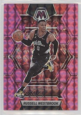 2022-23 Panini Mosaic Pink Mosaic Prizm 117/149 Russell Westbrook #164 0g0n