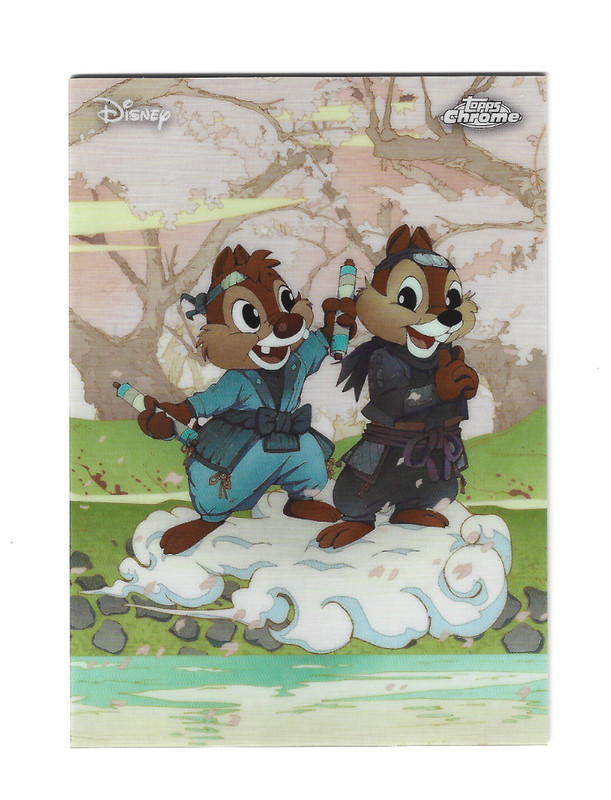 2026 Topps Chrome Disney Original Art Chip & Dale #UK-7 Ukiyo-E SP Case Hit