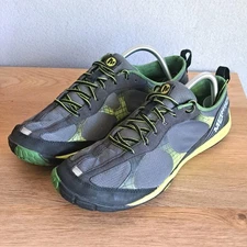 Merrell Road Glove Men's 9.5 Black Lime Zest Barefoot Running Shoes Minimalist
