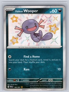 Paldean Wooper 180/091 Paldean Fates Shiny Rare
