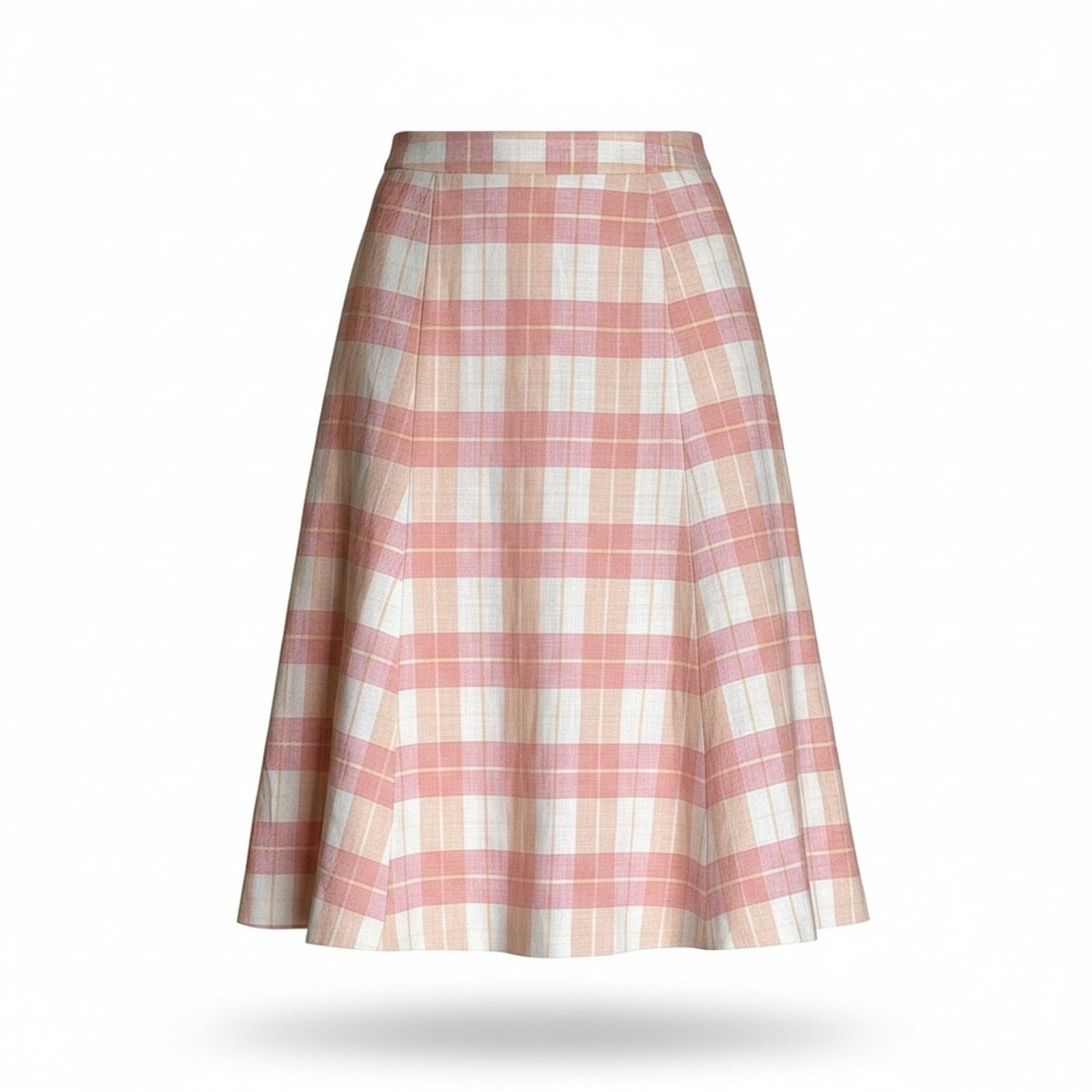 Brooks Brothers Country Club Plaid Linen A-Line Skirt Size 8 NWT