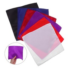 6 Pcs Silk Handkerchief Pocket Handkerchiefs for Men Suit Wedding