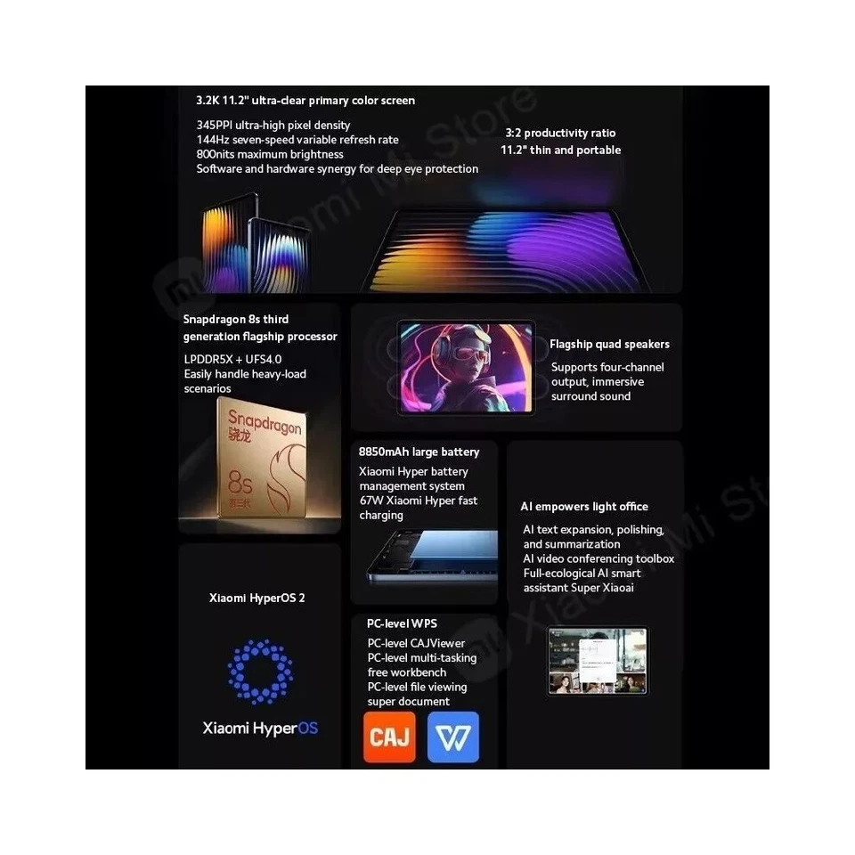 Xiaomi Pad 7 Pro 11.2" Tablet - UK Version - NEW & SEALED - Image 4 of 4