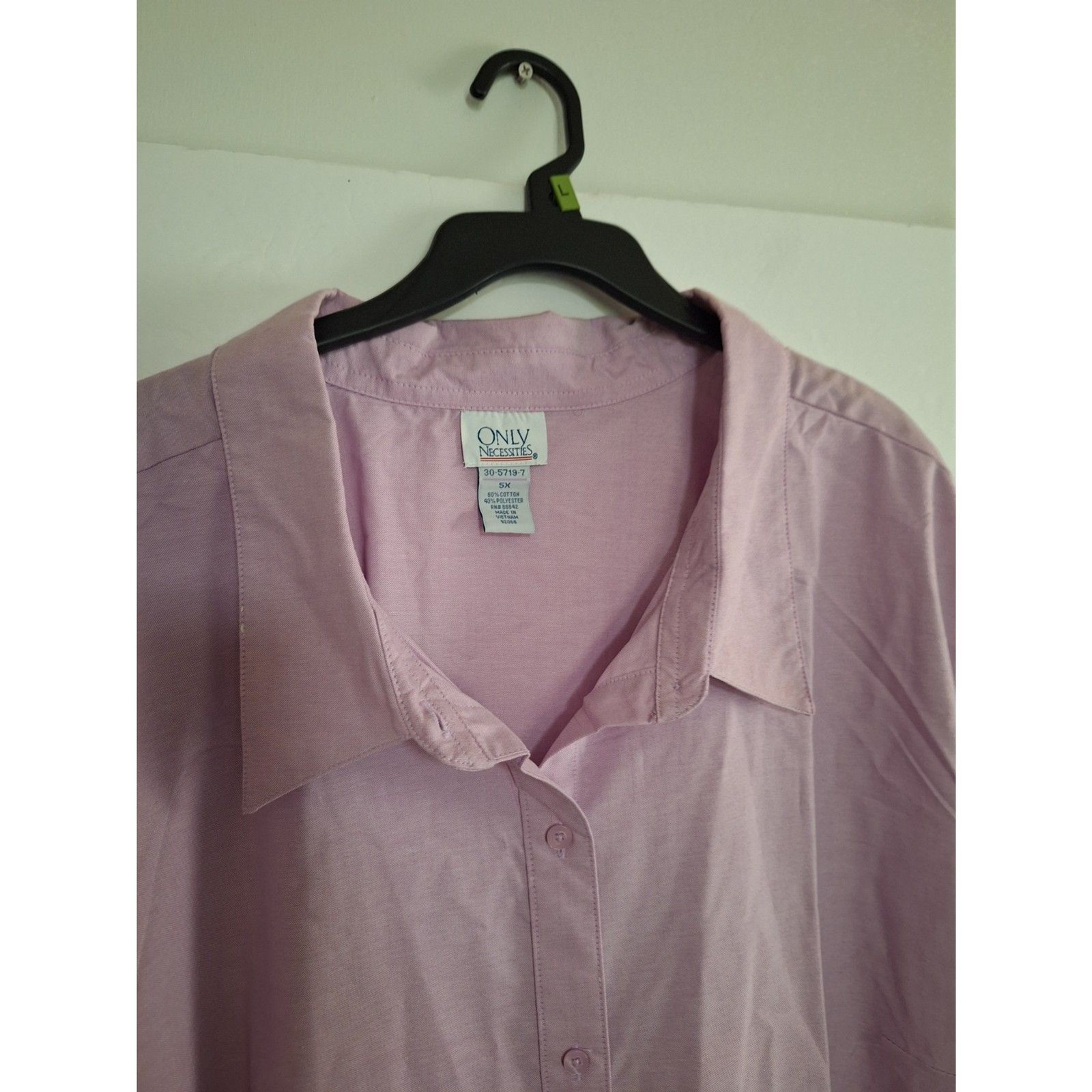 Only Necessities Women's Plus Button Front Blouse… - image 3