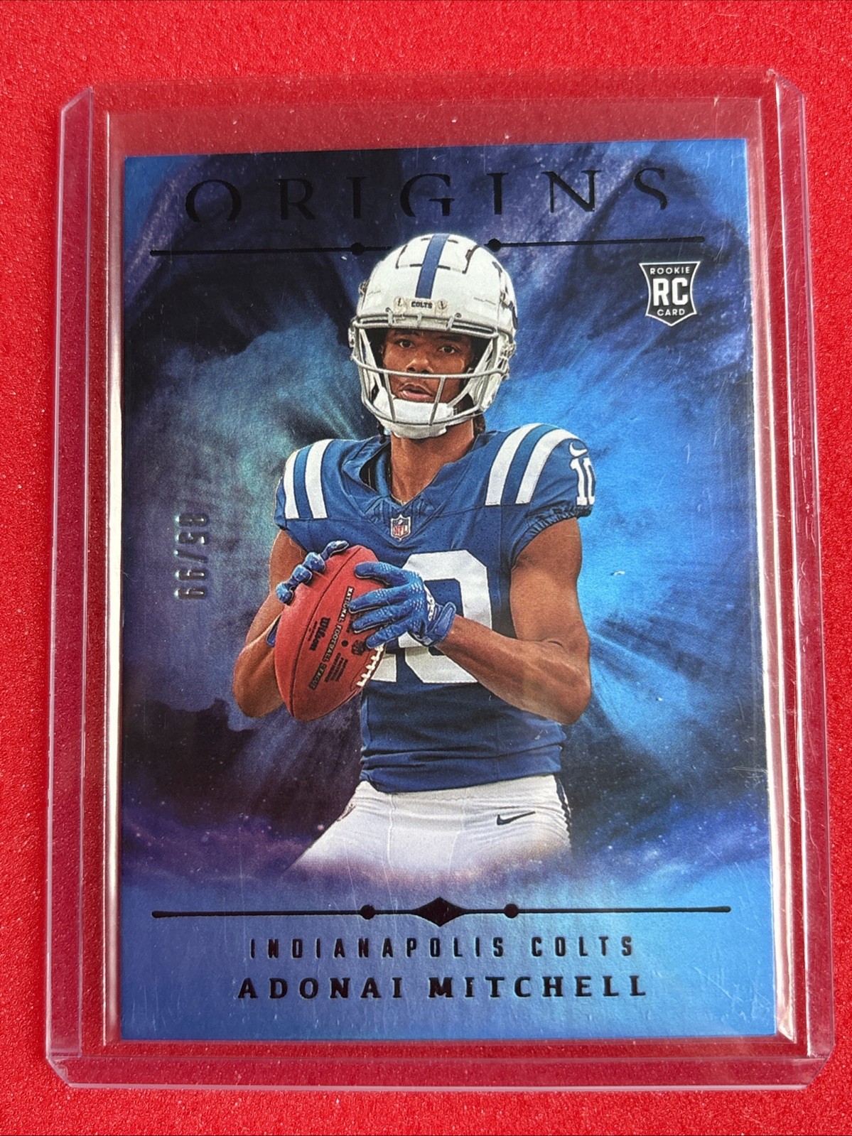 2024 Panini Origins - Adonai Mitchell #108 Blue /99 (RC) *Color Match*