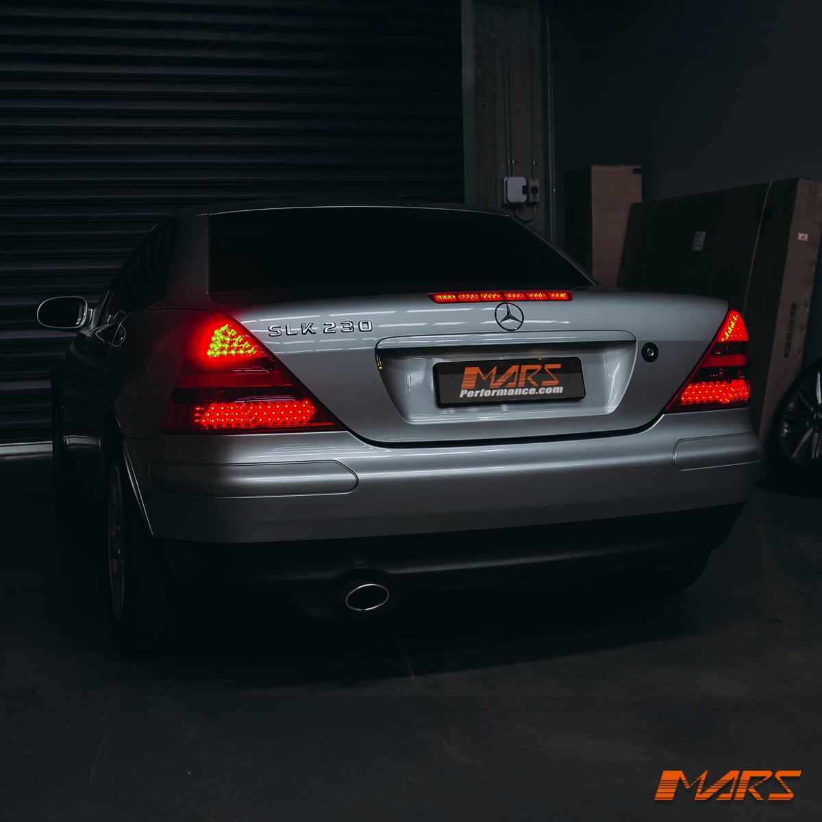 Smoked Red LED Tail Lights for Mercedes-Benz SLK R170 SLK200