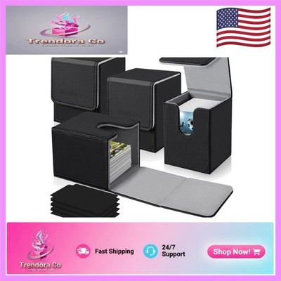 Card Deck Collection Box - 4 Pack with Magnetic Closure, Perfect Gift for Gamers