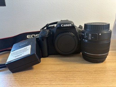 Canon EOS Rebel T3i DSLR Camera w/ EF-S 18-55mm IS II Lens Battery Charger
