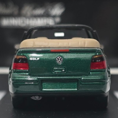 VW Volkswagen Golf MK4 Cabriolet 1999 British Green 1:43